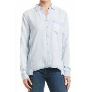DL1961 Denim Chambray Mercer and Springer Shirt in Blue Bleach Size XS